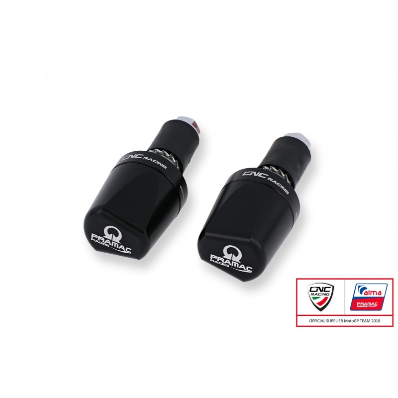 CNC Racing PRAMAC RACING LIMITED EDITION Type 5 'LOOK' Universal Bar Ends CNC Racing PRAMAC RACING LIMITED EDITION Type 5 'LOOK' Universal Bar Ends